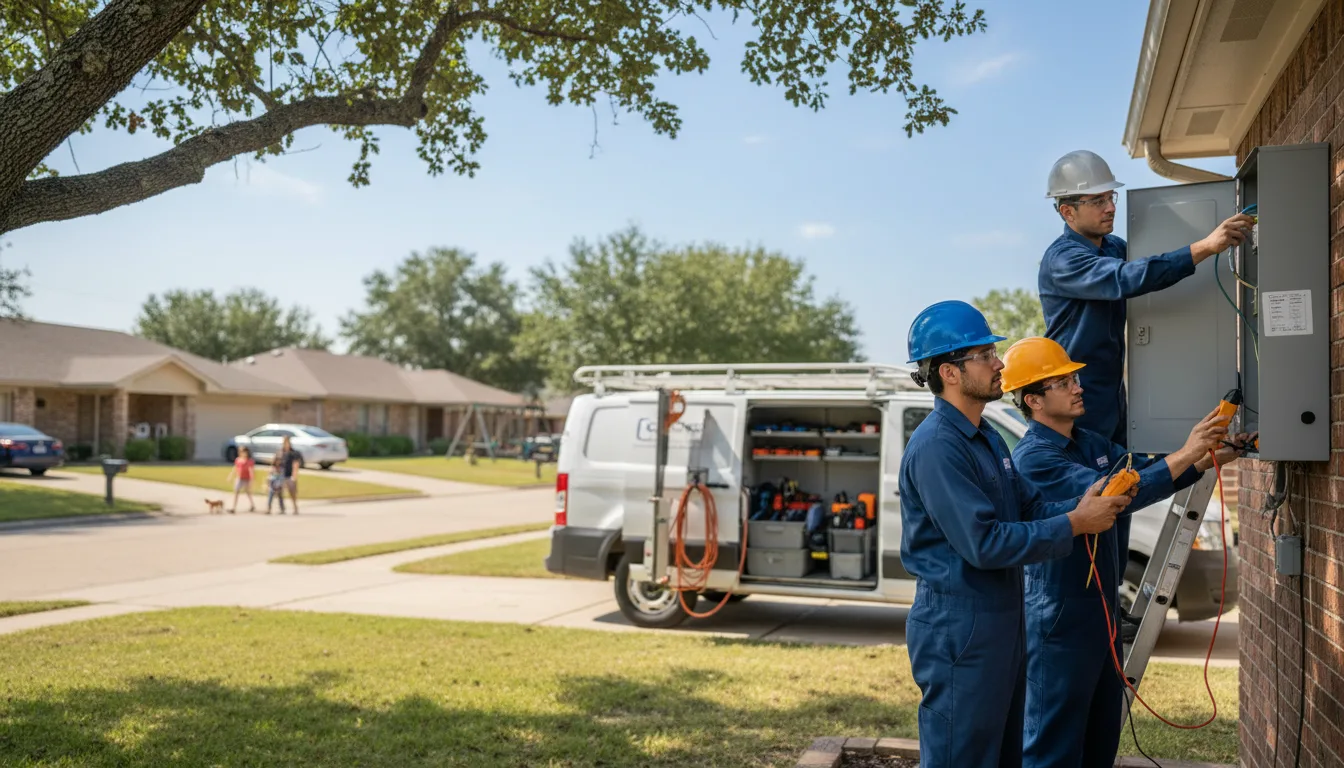 Certified electrician providing emergency electrical services in Red House, VA